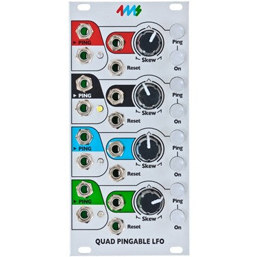 The 4ms Quad Pingable LFO is a great modulation source.