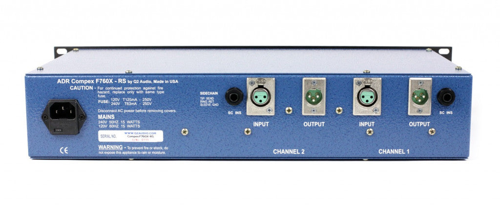 Q2Audio Compex F760X-RS Rear